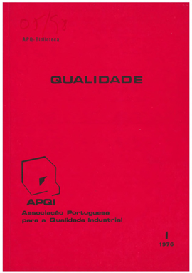 Qualidade - Edição 1
