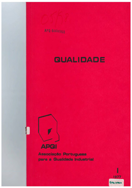 Qualidade - Edição 1